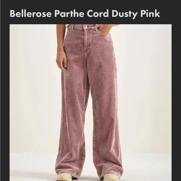 Bellerose Parthe Cord Corduroy pants– Dusty Pink (Flawed) - Picture 2 of 16